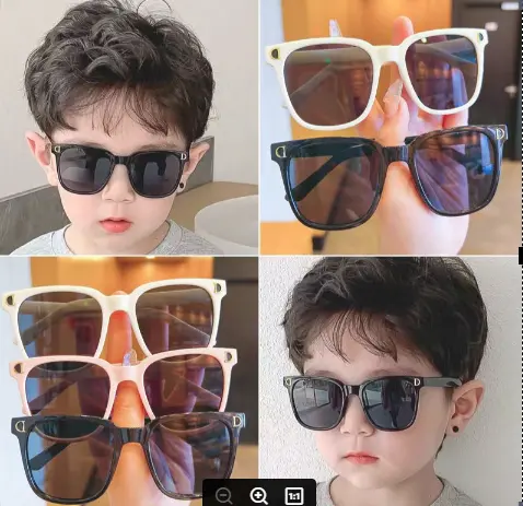 Fashion Kids Sunglasses Childrens Polarized Sunglasses Boys Girls UV Protection Korean Cute Baby