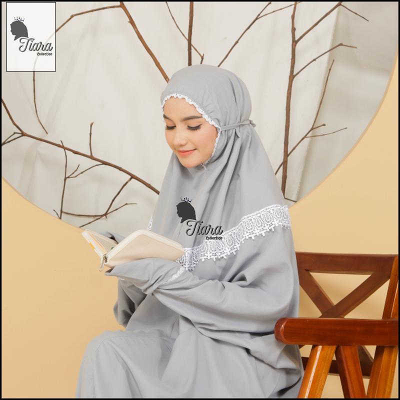 Product Introduction of Mukena Terusan Lajuran Dewasa Katun Renda Muslim 18