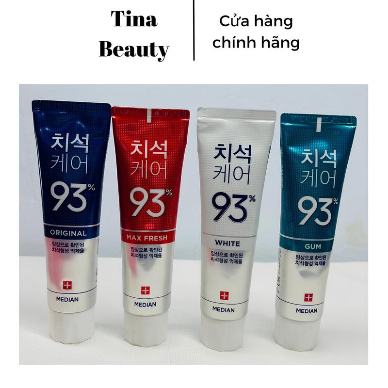 [Mẫu Mới] Kem Đánh Răng Median Dental  IQ 93% Hàn Quốc