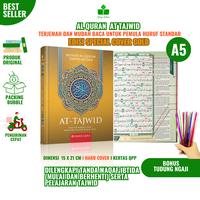Gambar Al Quran At Tajwid Terjemah Dilengkapi Tanpa Waqaf dan Pelajaran Tajwid A5 Edisi Cover Gold - At Tajwid A5 COVER GOLD dari Griya Sekar Kab. Karanganyar 1 Tokopedia