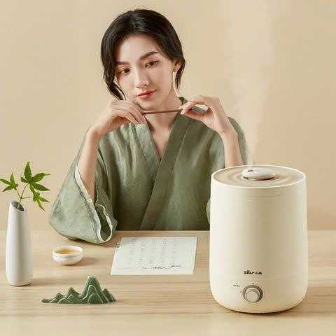 Máy phun sương tạo ẩm Bear 4.5L giúp bé dễ chịu 6