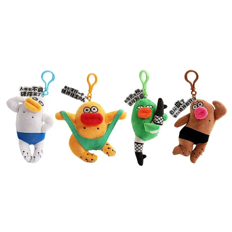 **Wacky Mad Hatter Backpack Charm - Eccentric Plush Keychain, Novelty ...
