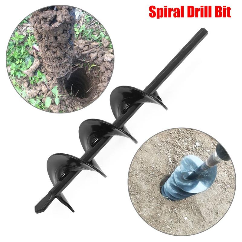 Dụng Cụ Mũi Khoan Chậu Trồng Hoa, 5 Kích Cỡ, Mũi Khoan Lỗ Xoắn Ốc, Dụng Cụ Đào Hàng Rào, Dụng Cụ Đào Đất Nhỏ Thích Hợp Để Trồng Vườn, Dụng Cụ Đào Đất