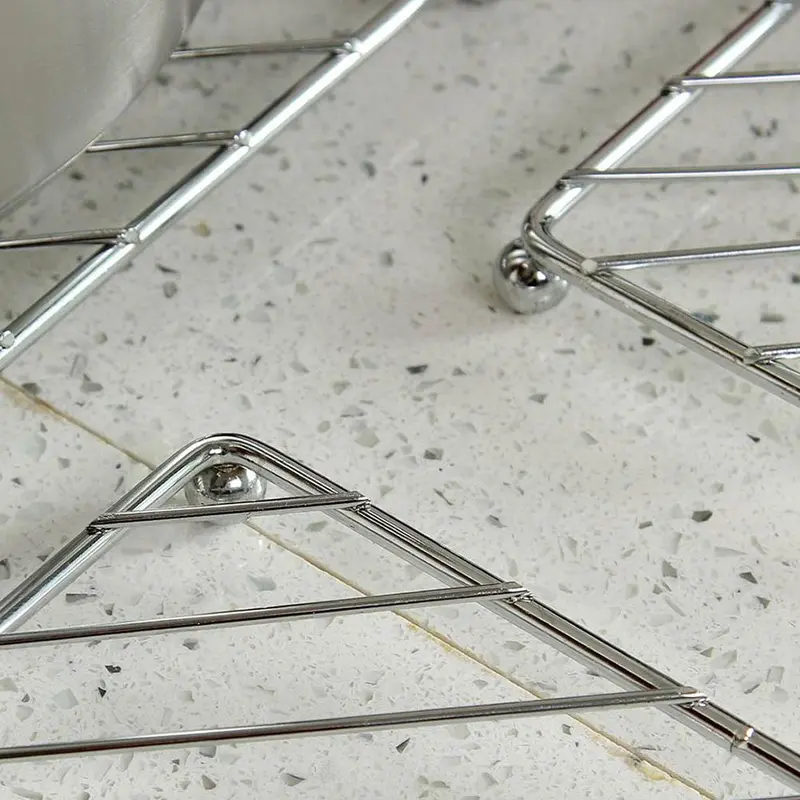 3pcs/set Heat Insulation Mat, Square Iron Pot Mat, Simple Anti-scalding Table Mat, Kitchen Tool, Kitchen Accessories 6