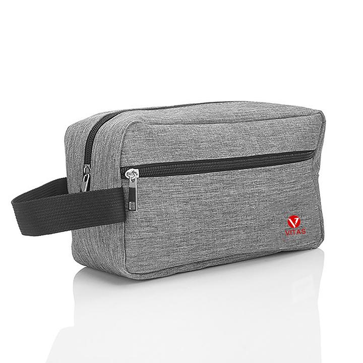 Túi đựng phụ kiện vật dụng cá nhân ,bút viết nam Nữ thời trang SPRTRIP S274 Clutch Kem Nhung Hoa