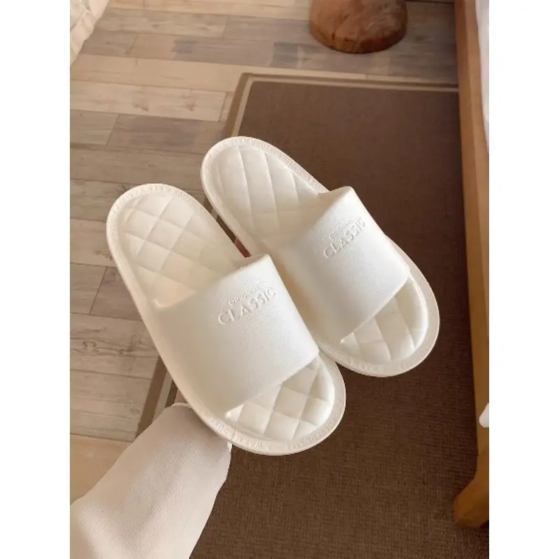 Dép bánh mì nữ văn phòng, dép đi trong nhà giá rẻ class 3 màu nâu kem Slipper DéP Nhung Có Quai Jean