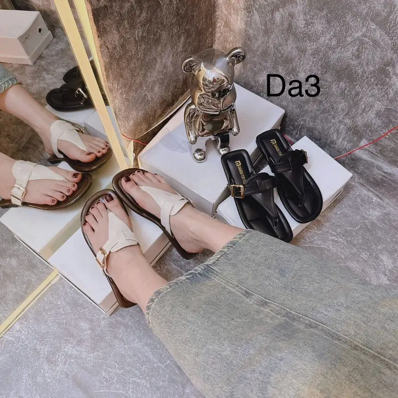 "B1"Dép xăng đan Dép nữ,dép xỏ ngón quai kẹp đế dẻo qqcc mặt trần chỉ kiểu dáng đẹp(ảnh thật).phom chuẩn khách đi đúng size xinh deptoong