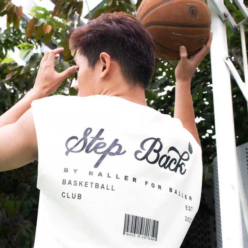 Áo Ba Lỗ Sleeveless ByBallerForBaller, Tank Top STEPBACK 1