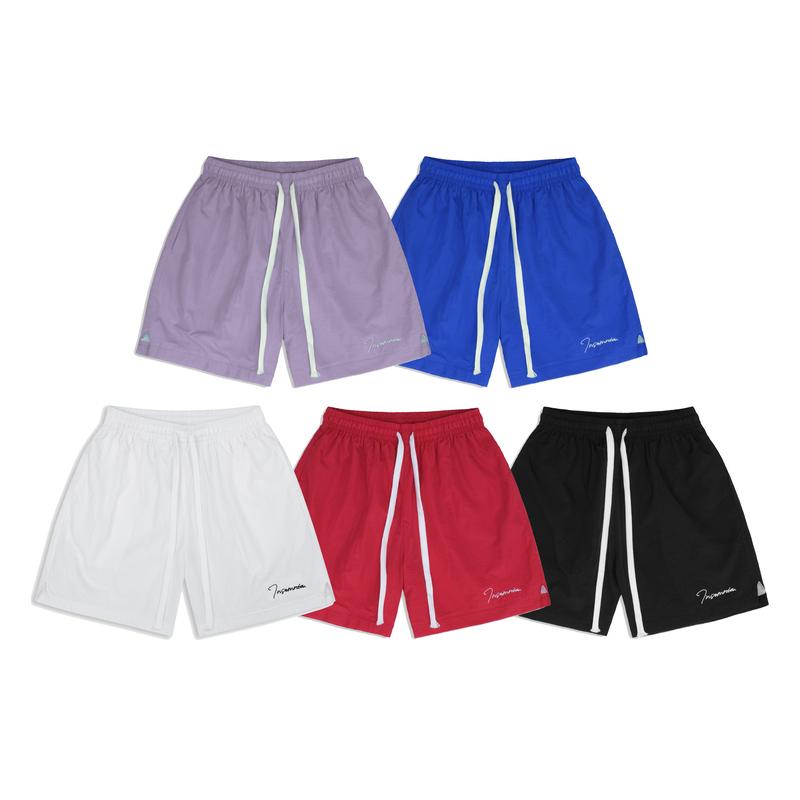 Quần Short Dù Nhăn INSOMNIA Lót Lưới Thêu Form Trên Gối Nam Nữ Unisex Local Brand - PS008 Menswear