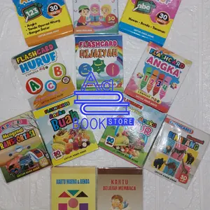 Flashcard murah flashcard mainan edukasi anak kartu belajar