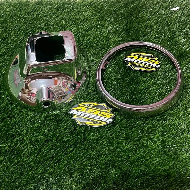 batok lampu ninja ss cromm reflektor ninja ss dan ring ninja ss.
