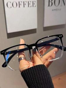 Lentes completos para mujeres y hombres, Lentes de moda para el trabajo, Decoración de ropa diaria, Perfectos para uso diario de estudiantes