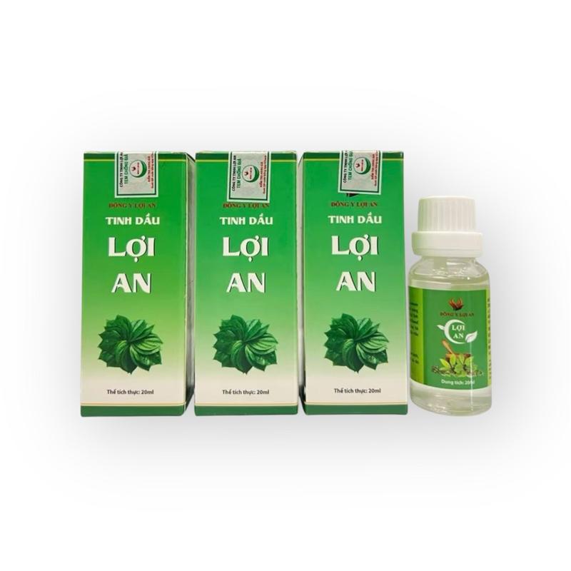 Product Introduction of Giá Sỉ 3 Lọ Tinh Dầu Lợi An chính hãng hỗ trợ ho,khò khè,ngạt mũi,bôi long đờm 17