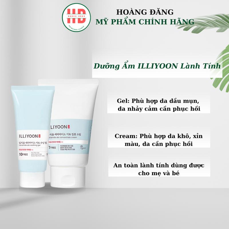 Dưỡng Ẩm ILLIYOON Ceramide Ato Soothing Gel