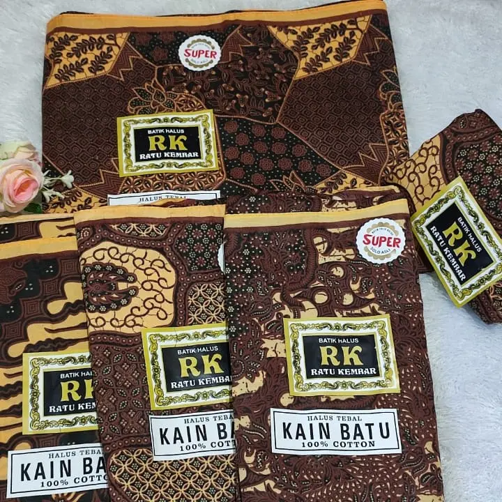 paket  5 pcs kain jarik panjang BAHAN FULL KATUN DAPAT NYERAP AIR BISA WARNA COKLAT