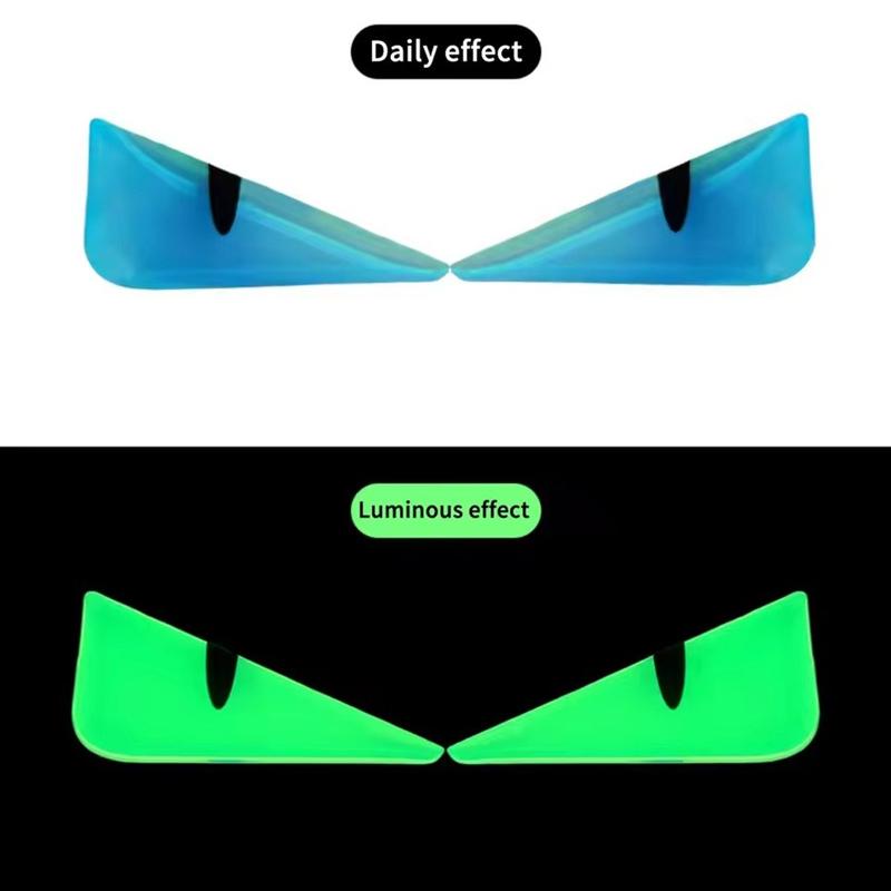 [SGDF] Reflective Eye Decal Safety Reflector Car Stickers Eye Night Safety Driving 6