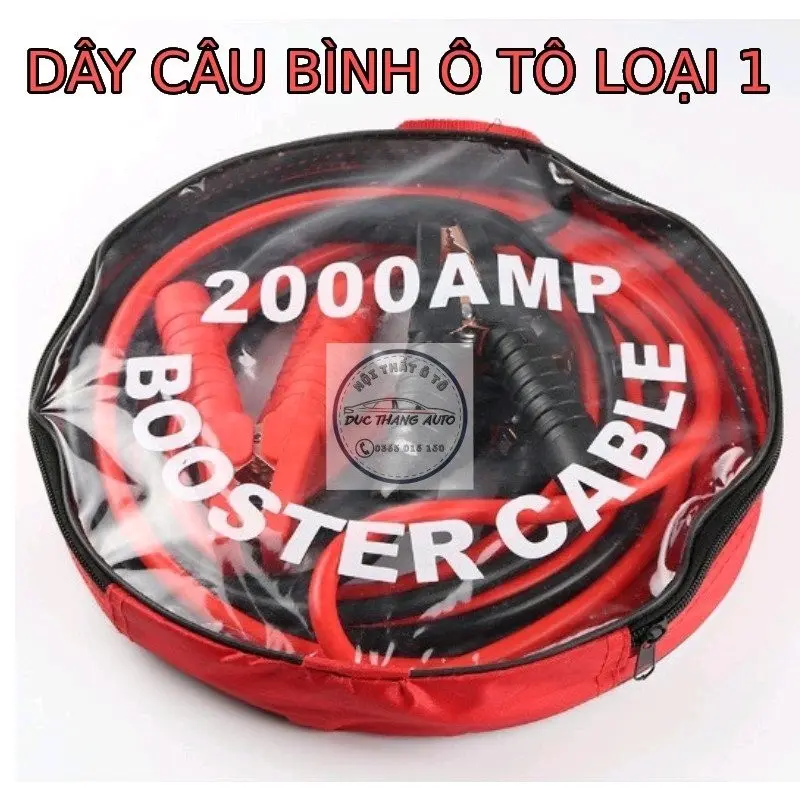 Bộ Dây câu bình ô tô loại 2000Amp dài 4m lõi đồng