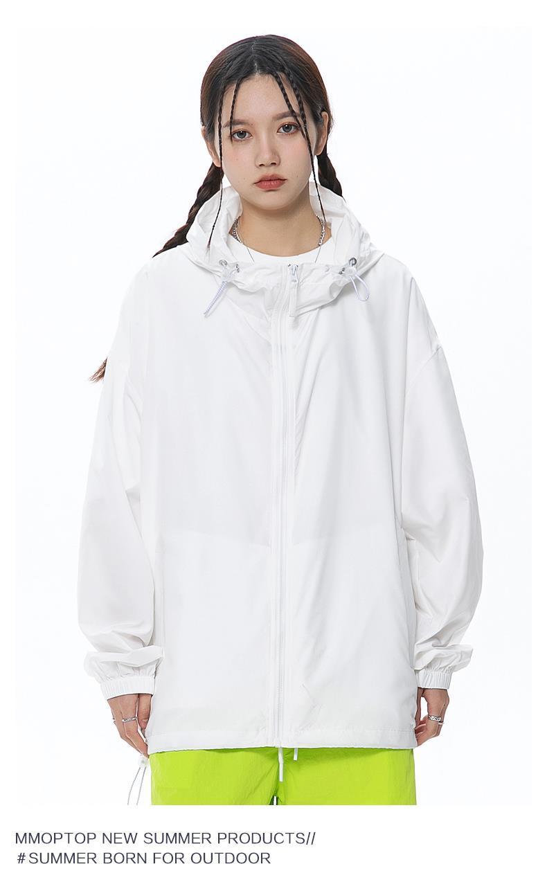 Product Introduction of [rashguardwomen]Summer Cool Skin Jacket UPF50+ Thin Sun Protection Jacket Unisex Casual Sun Protection Coat Men's Trendy 12[Women's sunscreen clothing] 14