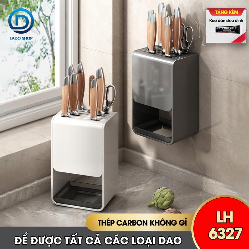 Giá để dao kệ dao để bàn treo tường LH-6327 thép carbon chống rỉ
