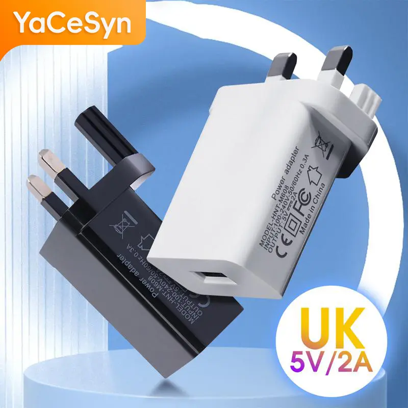 HdooLink 5V/2A UK Charger Travel Wall Adapter Converter Socket UK England Power Plug Usb Uk Charger For Android Mobile Phone
