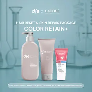 [DSE X LABORE: HAIR RESET DUO] DSE Dermascalp Expert Shampoo & Conditioner with Labore Revive Cream 10ml | Perawatan Rambut Anti Rontok | Perawatan Harian