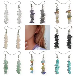 Sarah Hook Earrings Natural Anting Hooks Handmade Fashion Beads