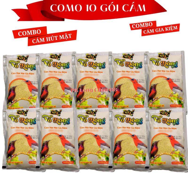 Cám hút mật gia kiệm (Combo 10) gói 100g Hàng Chính Hãng HSD 6 tháng