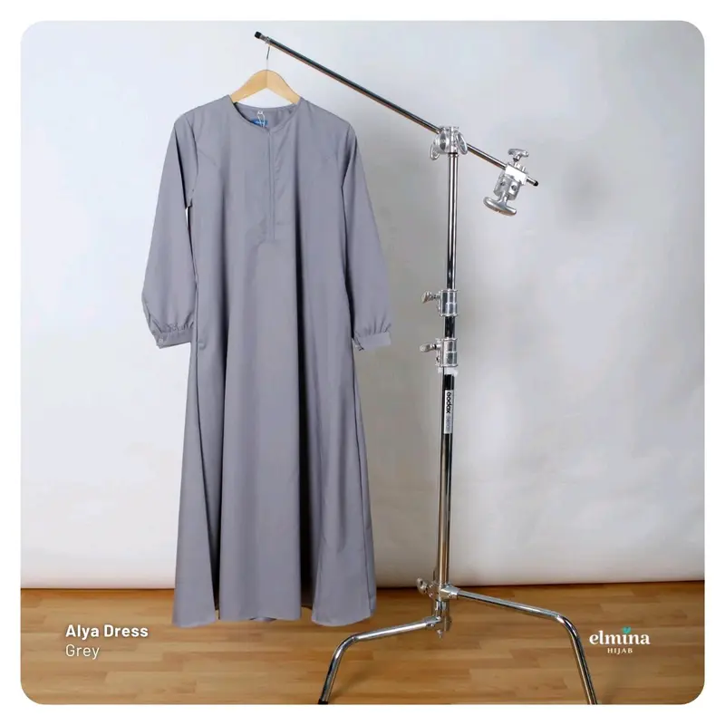 Gamis polos Gamis toyobo Gamis busui Alya Series by elmina Muslim 7