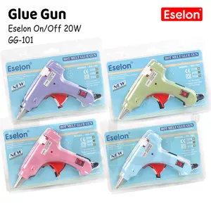 Glue Gun KECIL GG-101 Pastel DENGAN ON/OFF/ Alat tembak lem bakar /Glue Gun Eselon