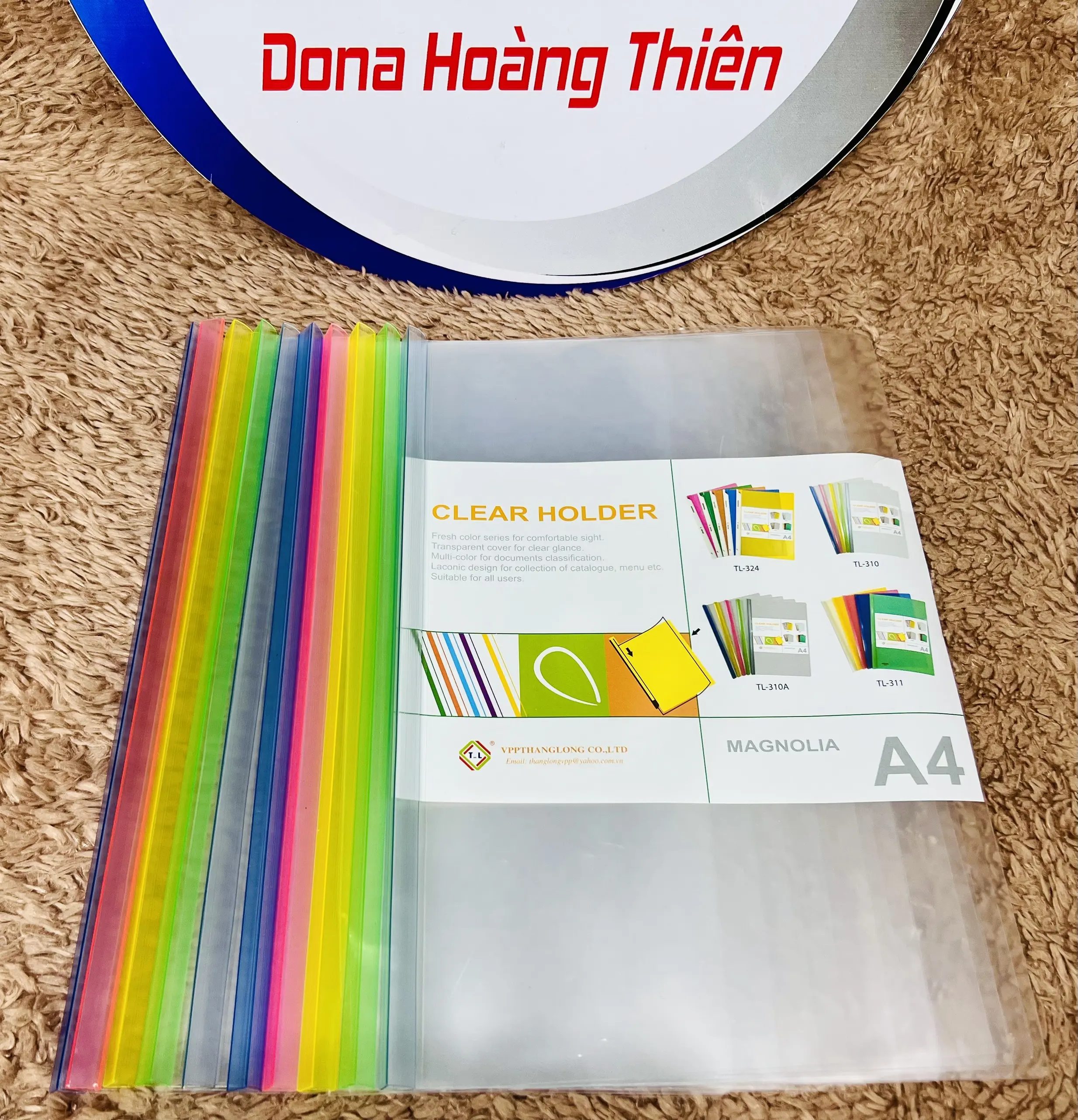 Bìa Cây Q310 A4 (gáy lớn, gáy nhỏ)