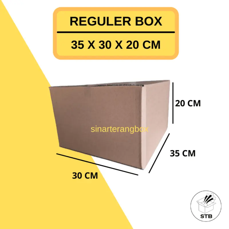 35 X 30 X 20 CM KARDUS PACKING KEMASAN KARTON BOX DUS KOTAK PACKAGING POLOS MURAH BARU 0