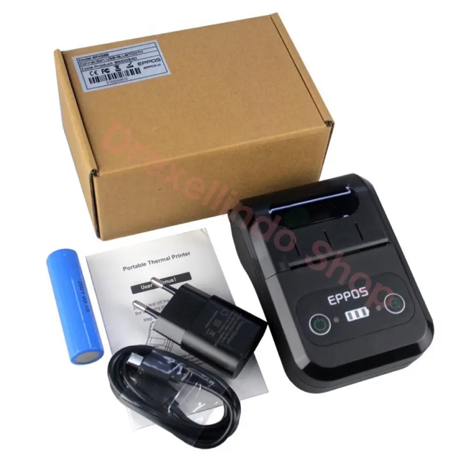 Printer Thermal Bluetooth EPPOS EPX588 RPP02 Cetak Struk dan Cetak RESI ...