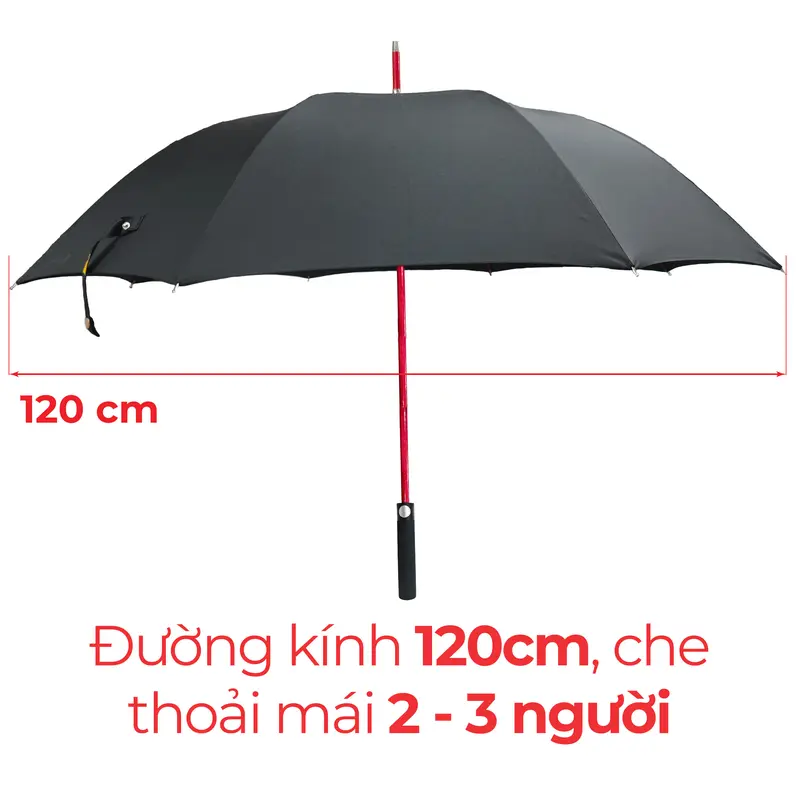 Ô dù cán dài cao cấp Sport Palermo Umbrella chống lật gió to, tán rộng, che mưa che nắng 1