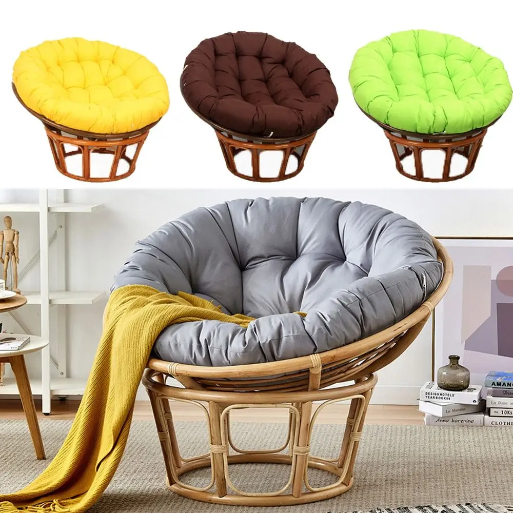 Durable 40/60/80cm Swing Chair Mat Hammock Outdoor Supply Rocking Chair Seat Mat Floor Cushions Thickened Backrest Pillow Balcony