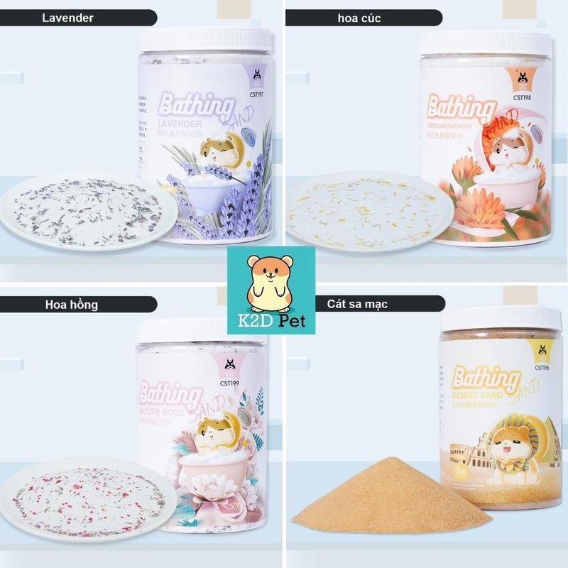 Cát tắm hãng JONSANTY thảo mộc cho hamster hút sạch dầu kháng khuẩn khử mùi giúp lông đẹp mềm mại 1.5kg sa