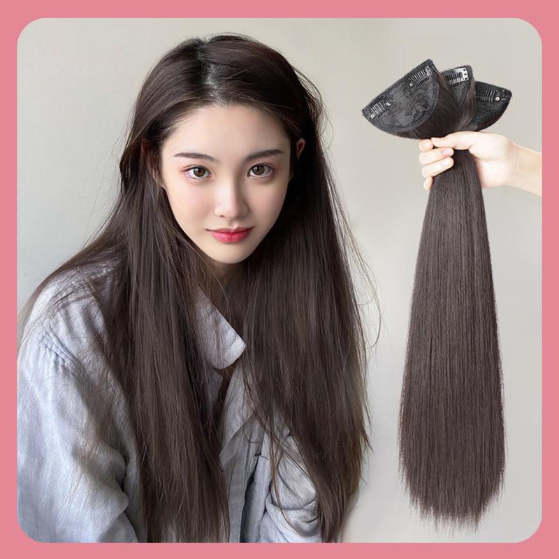 Set 3 dải tóc kẹp thẳng làm phồng và dày tóc KT15 tóc giả