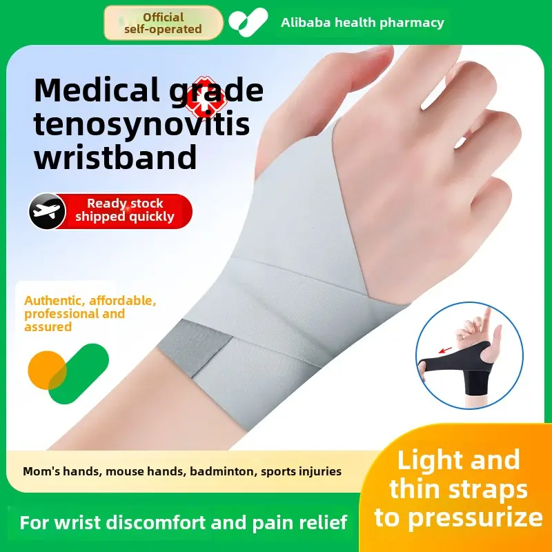 Medical Wrist Brace for Sports Sprains, Thumb Joint Pain, Strain, Mouse Hand, Thin Protective Sleeve