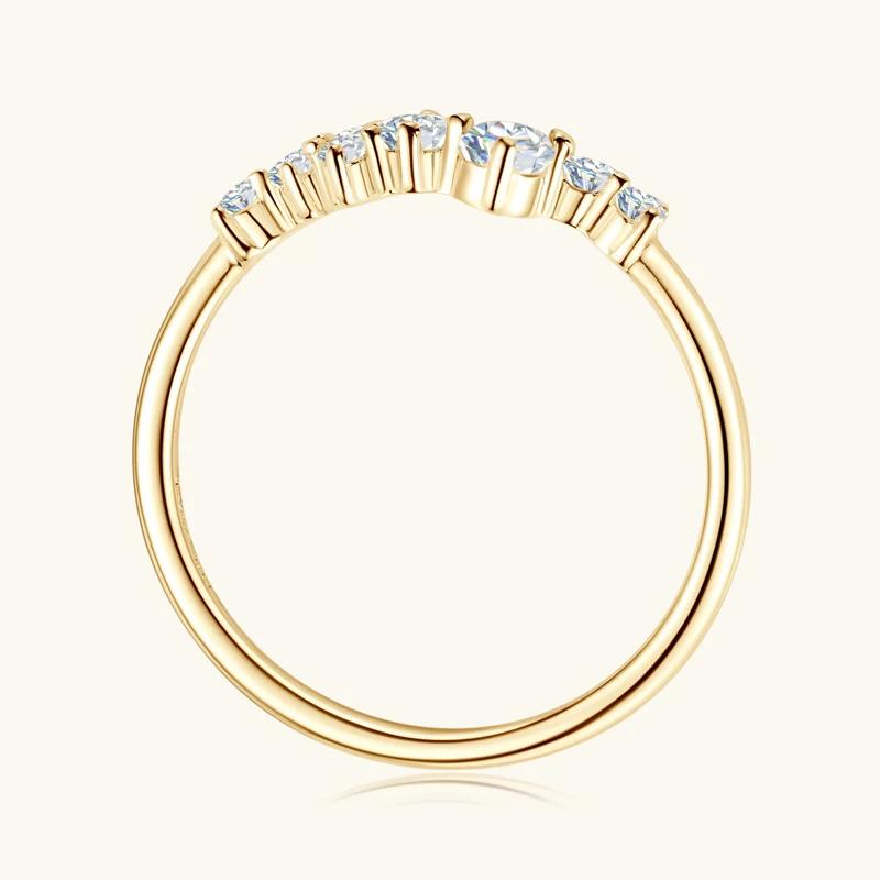 Product Introduction of 3mm&2.5mm&1.8mm&1.6mm Round Moissanite Diamond Rings for Women 2024 Silver 925 Original Certified Charm Accesories Fine Jewelry 3