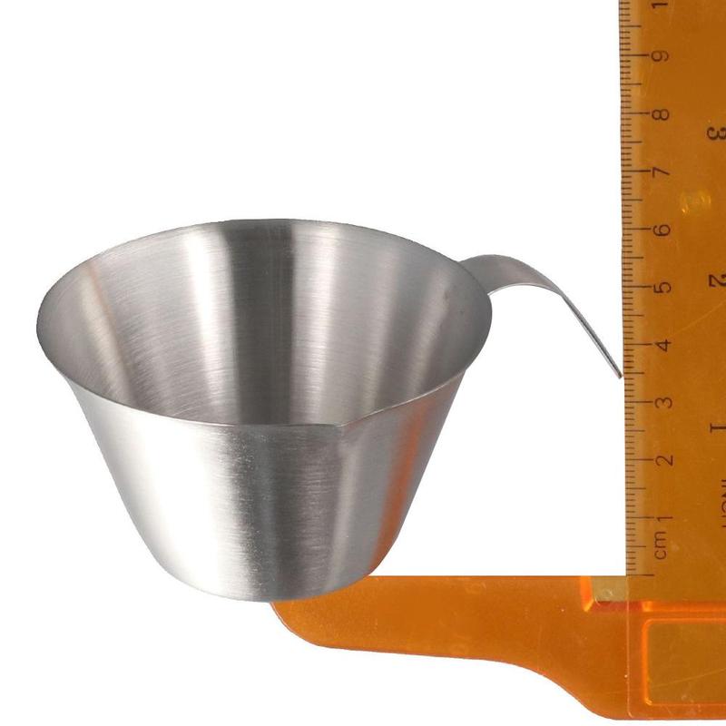 Product Introduction of Espresso Stainless Steel Measuring Cup Spout Scale Frothing Pitcher Cup Ergonomic Handle Ounce Cup Coffee 19