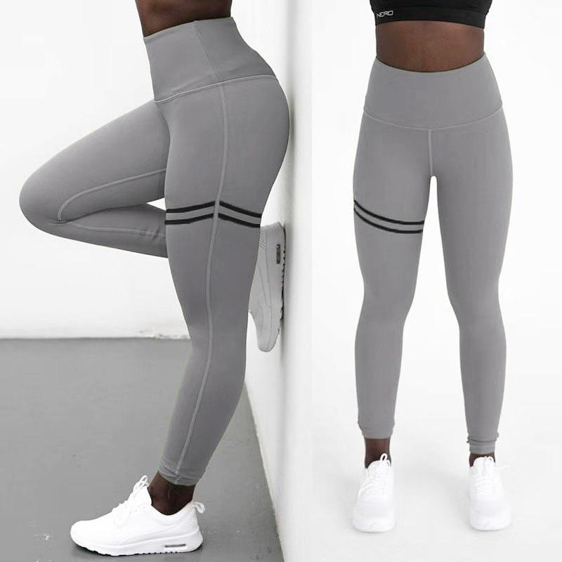 Product Introduction of Fashion Women High Waist Yoga Sport Leggings Exercise Running Pants Stretchy Fitness Workout Tights Leggings 19