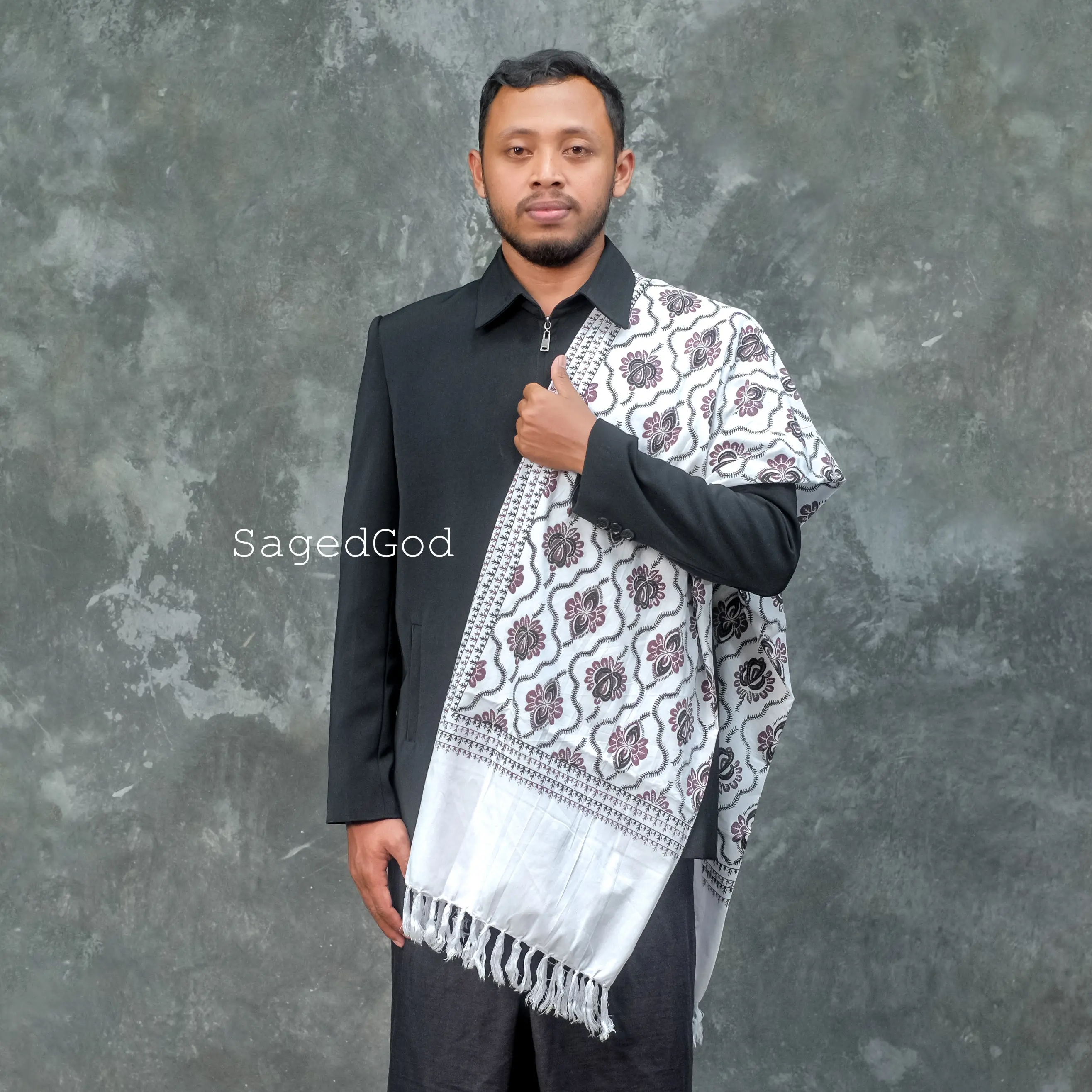 SORBAN PANJANG SORBAN AR RIDA KASHMIRI BAHAN RAYON PREMIUM Dewasa Hadiah