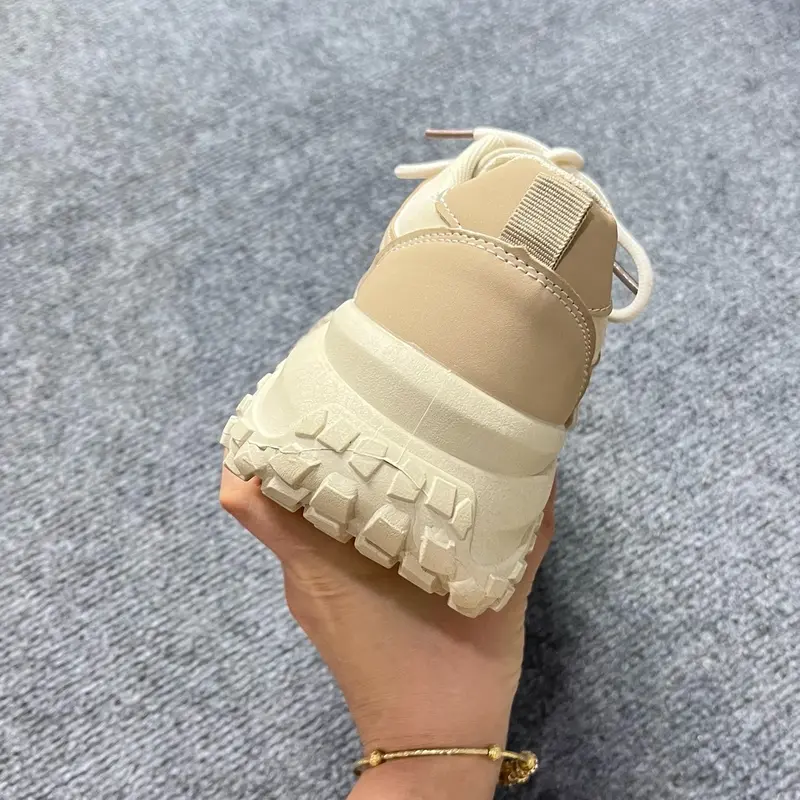 Giày Thể Thao Nữ Thời Trang Mã 50 Đế Cao 5 Phân Nhẹ Êm Thoáng Khí Phong Cách Sneaker Shoes 3