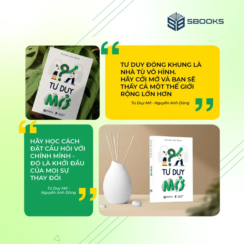 Sách - Tư Duy Mở (Nguyễn Anh Dũng) - SBOOKS 4