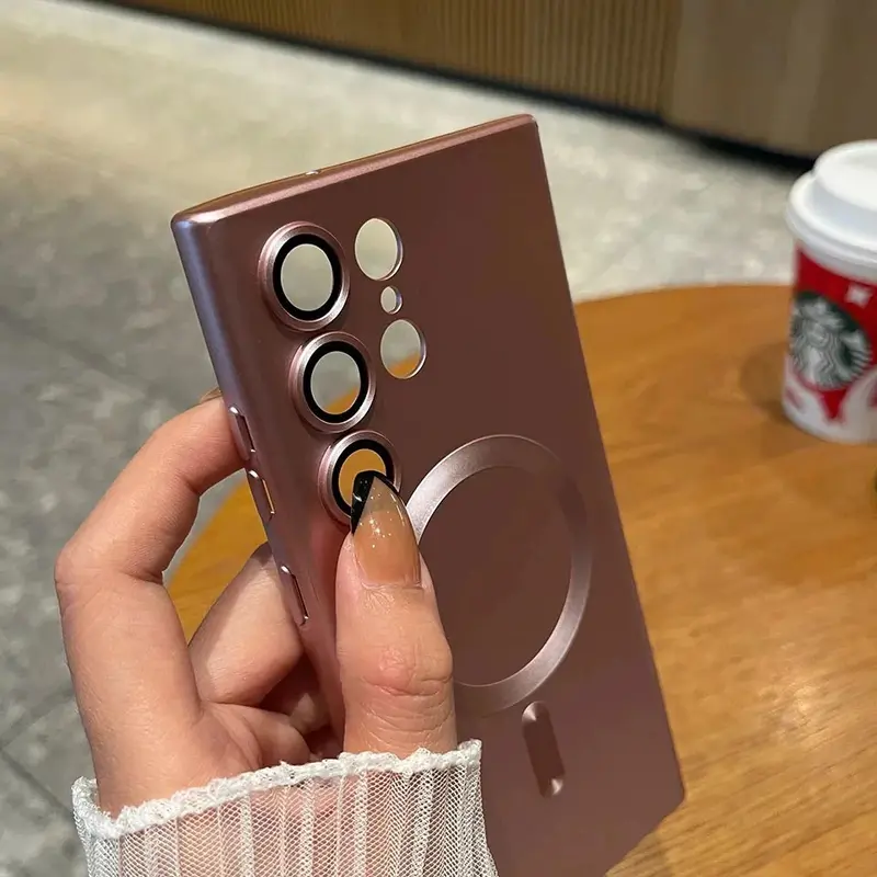 Case Untuk Samsung Galaxy A35 5G / A36 5G / A55 5G / A56 5G / A54 5G / S24 FE / A05S / S23 FE /A15 4G/5G / A34 5G / A14 Soft case wireless MAGSAFE Magnet 6
