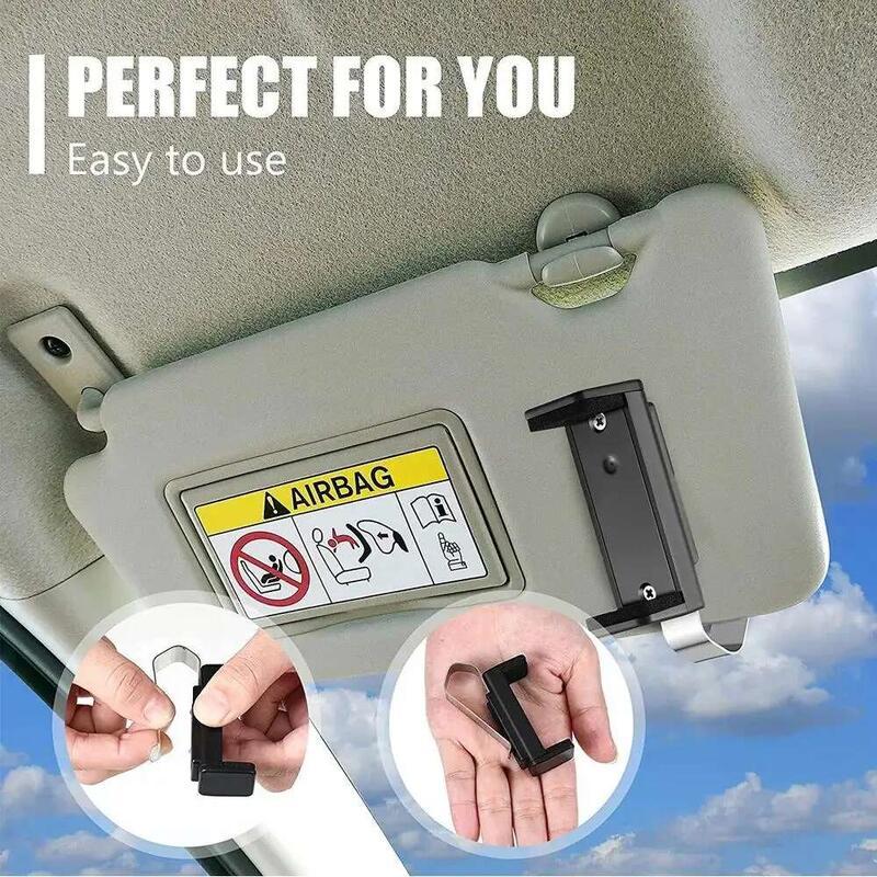 Product Introduction of Sun Visor Clip Holder Gate Remote for Garage Door Control Keychain Universal Car Interior Accessories 17
