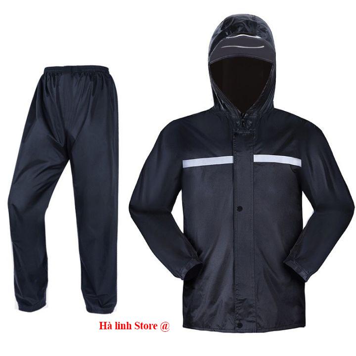 Product Introduction of Áo Mưa Bộ Nam Nữ Size 42kg Đến 100Kg Cao Cấp Vải Dù Có Túi Đựng Tiện Lợi 3
