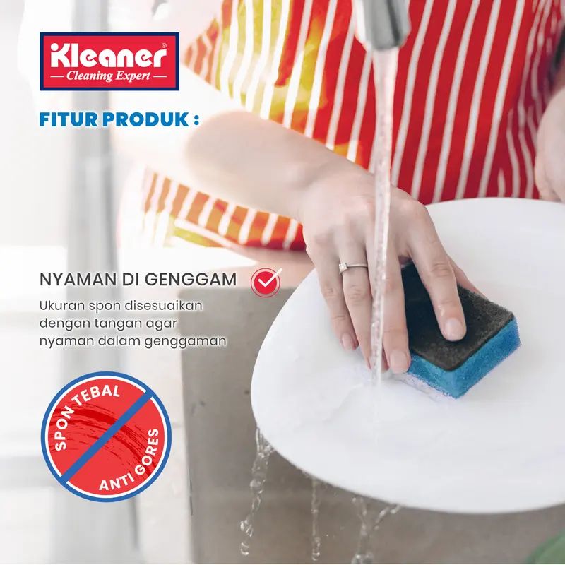 [COD] Kleaner Spons Sabut Cuci Piring 1 pc sponge 3