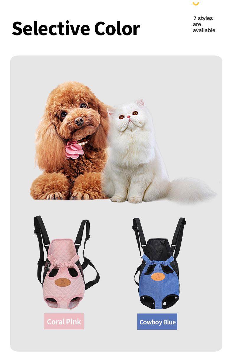 Product Introduction of （Pet Time）Pet Carrier Bag Outdoor Backpack Cat Dog Carrier Breathable backpack Portable cat and pet bag for going out 6