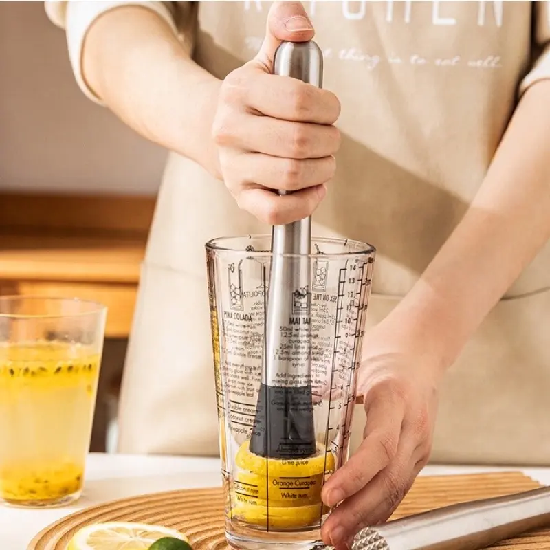 ICE MUDDLER STAINLESS COCKTAIL MUDDLER / TUMBUKAN BUAH MOJITO / PENUMBUK ES BATU