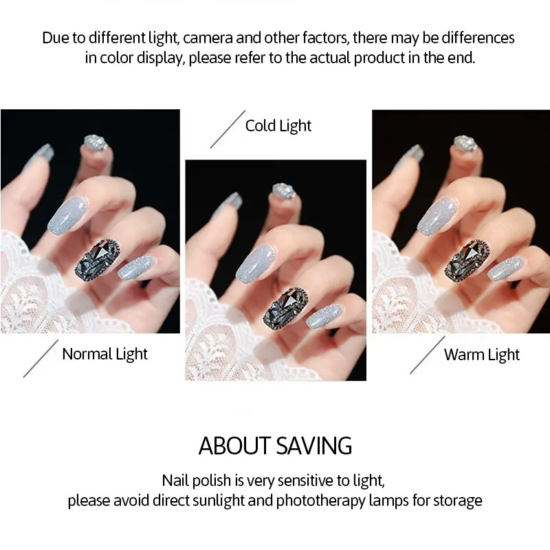 Nail Annies Gel Disco 15ml Nail Polish Elegant Nail Art Gel Longlasting Gel Nail Polish Kutek Disco Perawatan Kuku Cantik 1